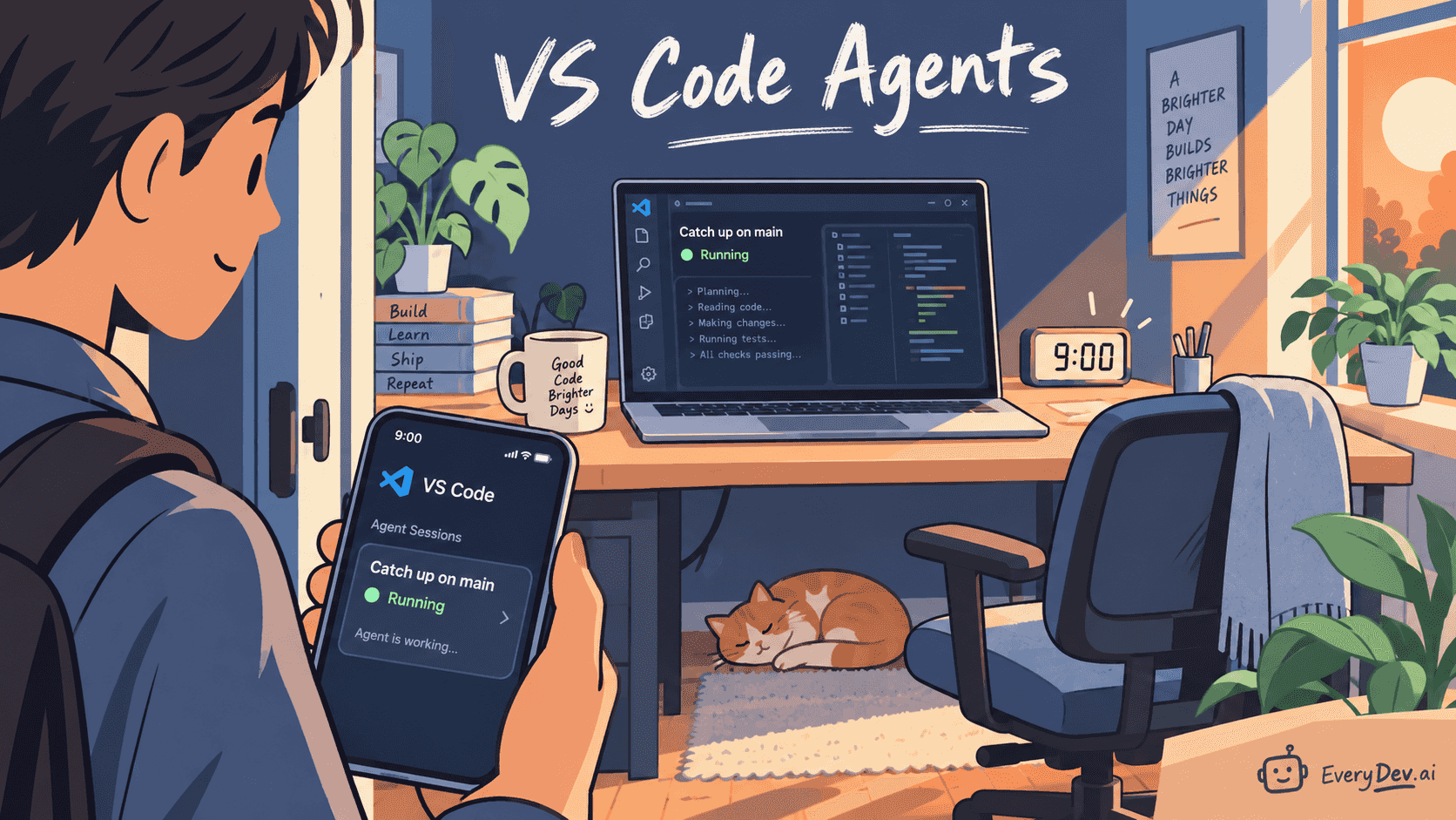 VS Code Agents Can Now Work While You're Away