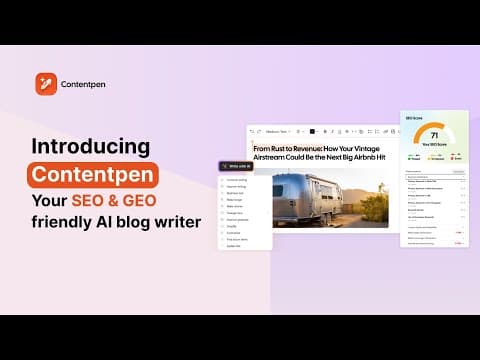 Contentpen Demo Video
